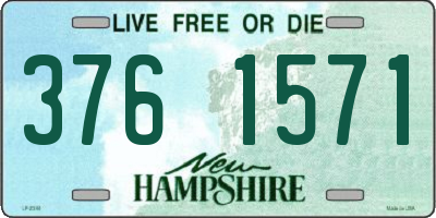 NH license plate 3761571