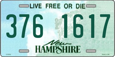 NH license plate 3761617