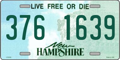 NH license plate 3761639