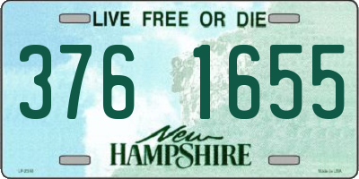 NH license plate 3761655