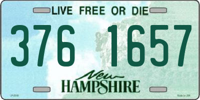 NH license plate 3761657