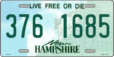NH license plate 3761685