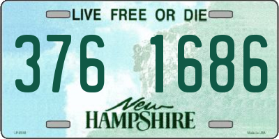 NH license plate 3761686