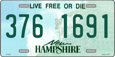 NH license plate 3761691