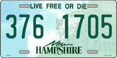 NH license plate 3761705