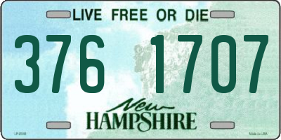 NH license plate 3761707