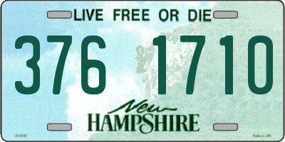NH license plate 3761710