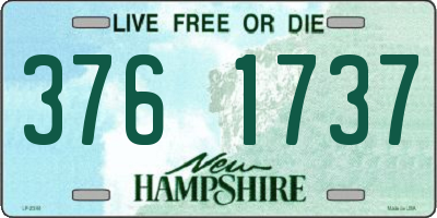NH license plate 3761737