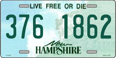 NH license plate 3761862
