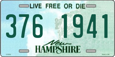 NH license plate 3761941