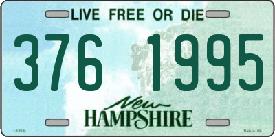 NH license plate 3761995