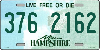 NH license plate 3762162