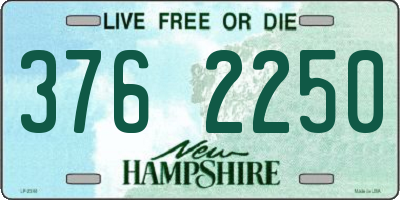 NH license plate 3762250