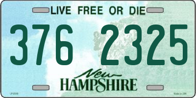 NH license plate 3762325