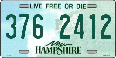 NH license plate 3762412