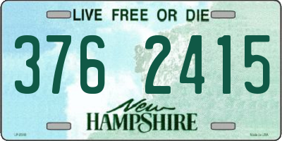NH license plate 3762415