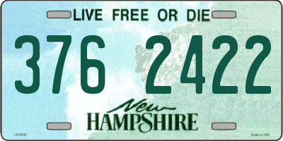 NH license plate 3762422