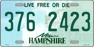 NH license plate 3762423