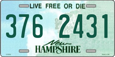 NH license plate 3762431