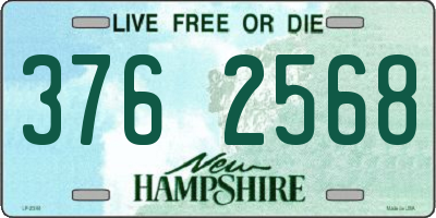 NH license plate 3762568