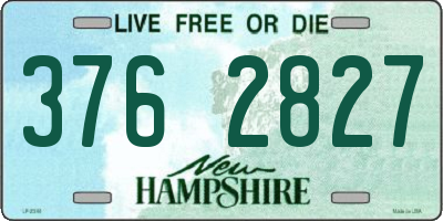 NH license plate 3762827