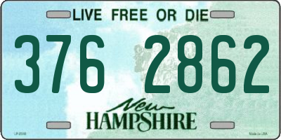 NH license plate 3762862