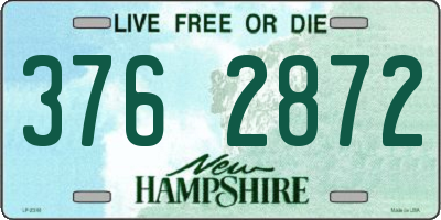 NH license plate 3762872