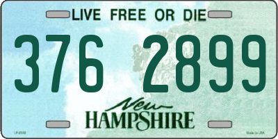 NH license plate 3762899