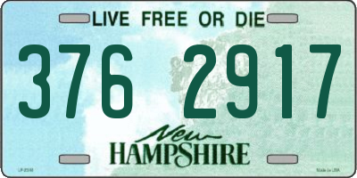 NH license plate 3762917