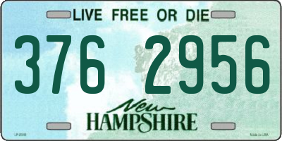 NH license plate 3762956