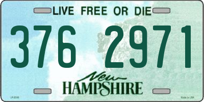 NH license plate 3762971