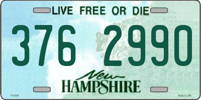 NH license plate 3762990