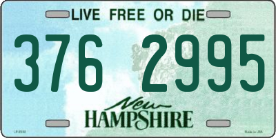 NH license plate 3762995