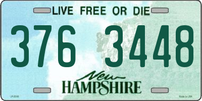 NH license plate 3763448