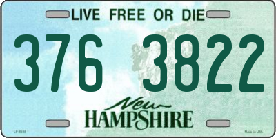 NH license plate 3763822