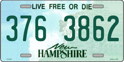 NH license plate 3763862