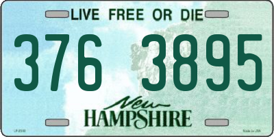 NH license plate 3763895