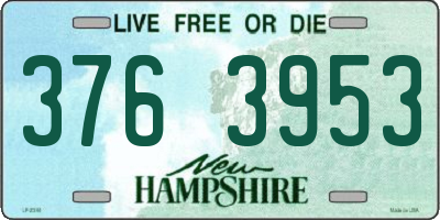 NH license plate 3763953