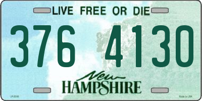 NH license plate 3764130