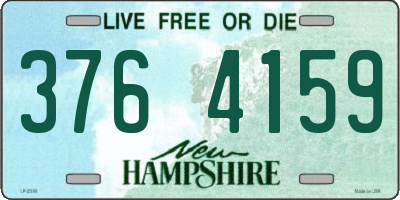 NH license plate 3764159