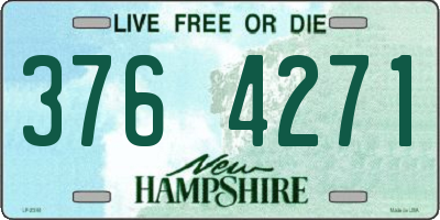 NH license plate 3764271