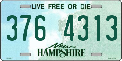 NH license plate 3764313