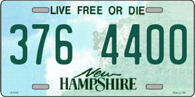 NH license plate 3764400