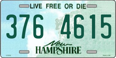 NH license plate 3764615