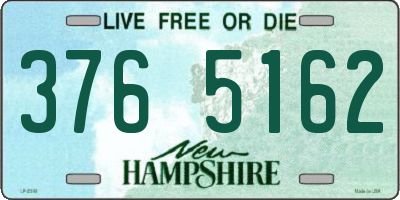 NH license plate 3765162