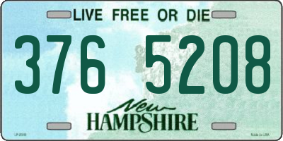 NH license plate 3765208