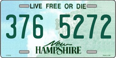 NH license plate 3765272
