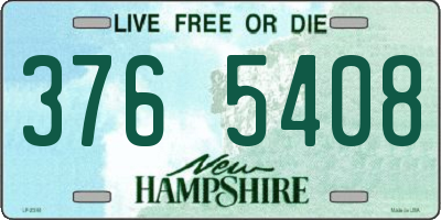 NH license plate 3765408