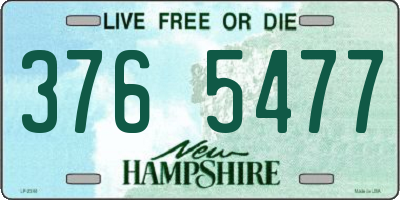 NH license plate 3765477