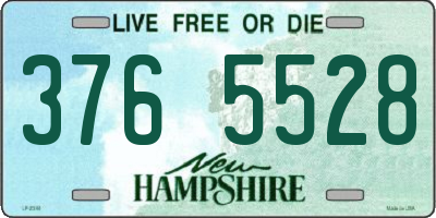 NH license plate 3765528